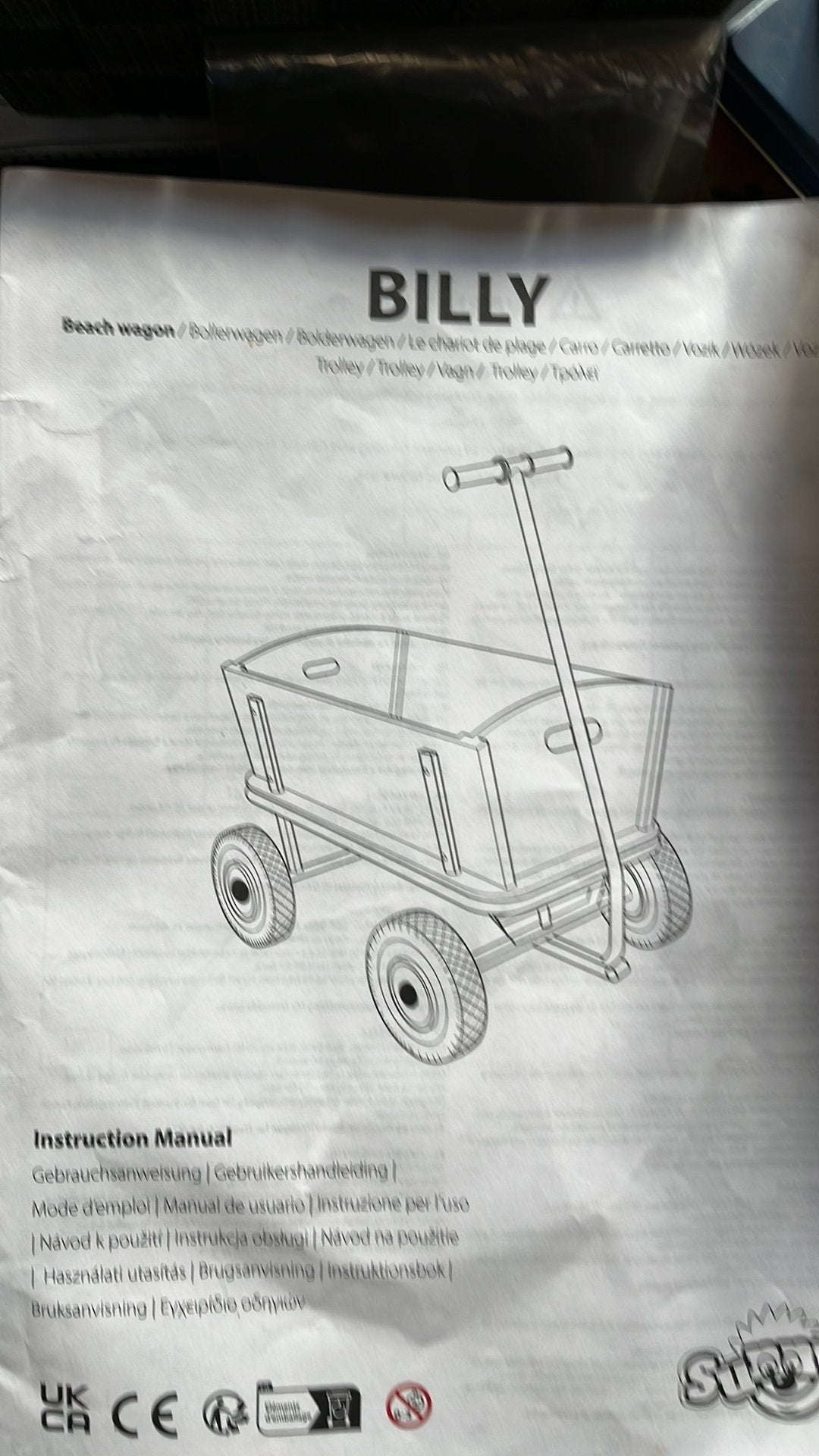 Billy: Strandwagen, Ophalen, Nieuw