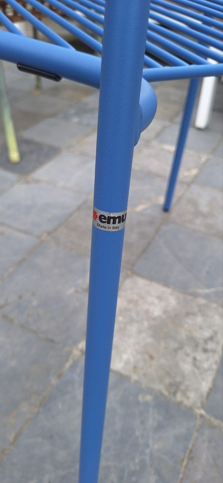 Emu apero stoelen 3 stuks nieuw, Ophalen, Nieuw, Metaal, Stapelbaar