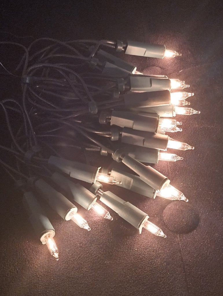Jeu de lampe de 20 ampoules + 1 de rechange vintage 80/90, Enlèvement, Utilisé