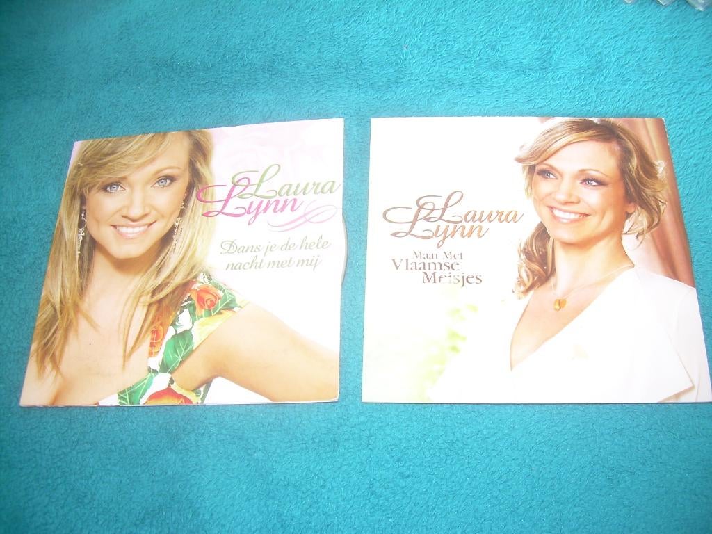 2 CD DE SINGLES - LAURA LYNN, CD & DVD, CD Singles, 2 à 5 singles, Enlèvement ou Envoi, Comme neuf, En néerlandais
