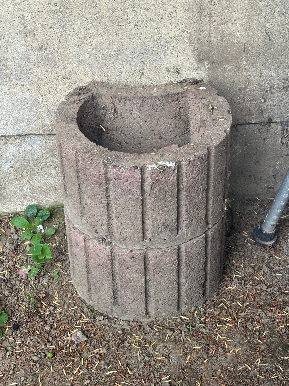Bac à fleurs, Moins de 30 cm, Béton, Enlèvement, Utilisé