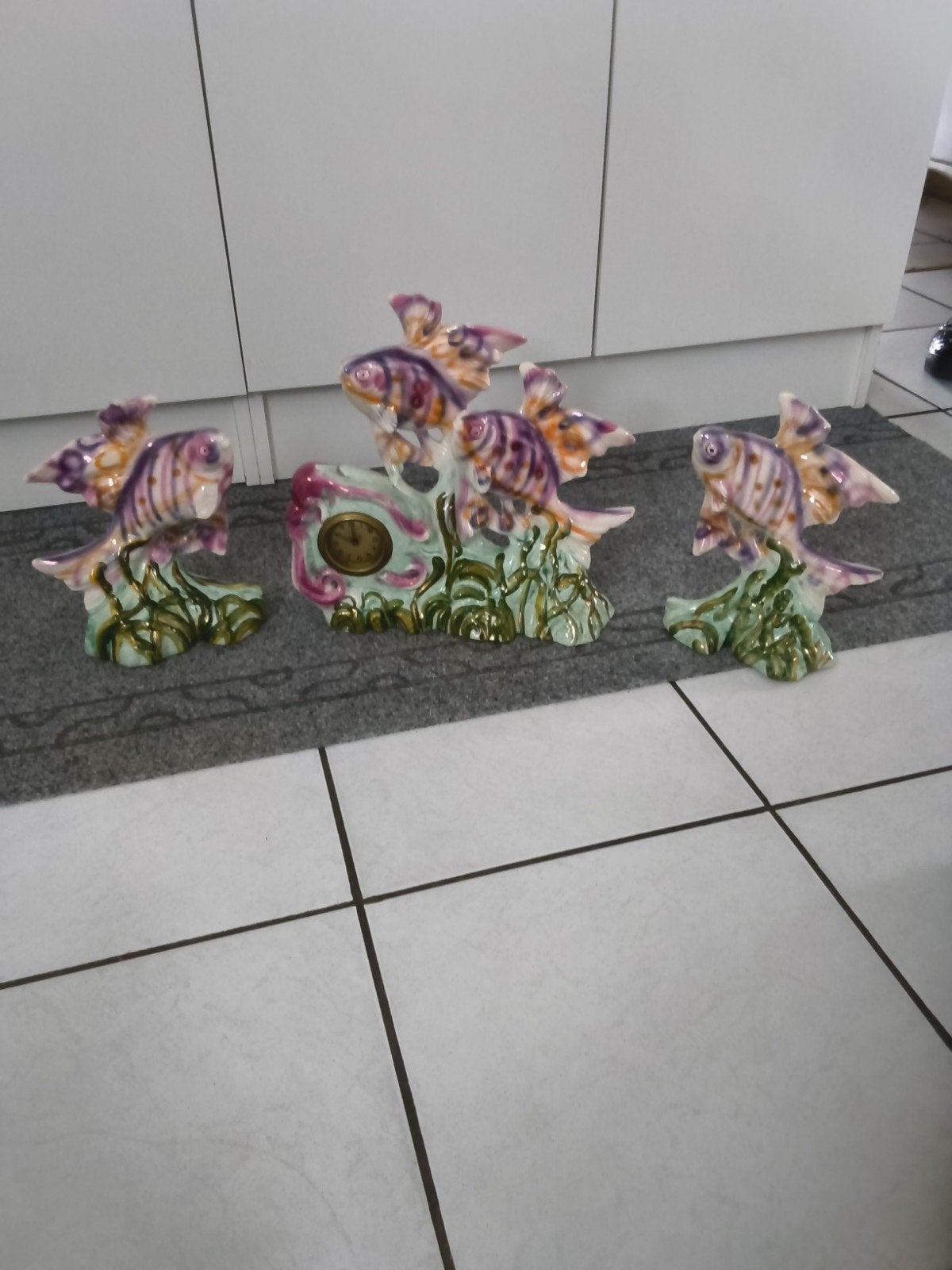 Zeer mooi setje vissen, Antiek en Kunst, Ophalen