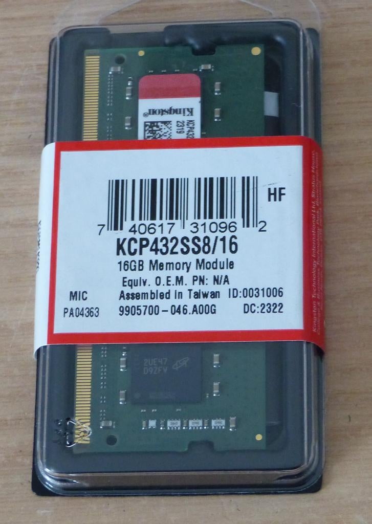 RAM DDR 4 (neuve) – RAM DDR 5 (peu utilisée), Computers en Software, RAM geheugen, Ophalen, DDR4, Nieuw, Laptop