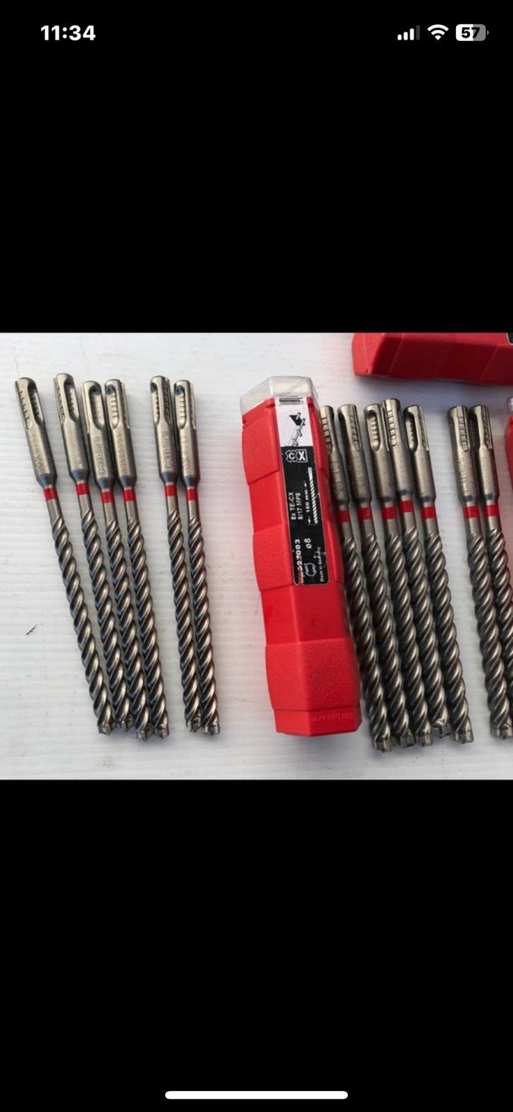 Hilti. 6 - 8 - 10 - 12 . ( Lang 17 cm. nieuw, Doe-het-zelf en Bouw, Gereedschap | Boormachines, Ophalen of Verzenden, Zo goed als nieuw