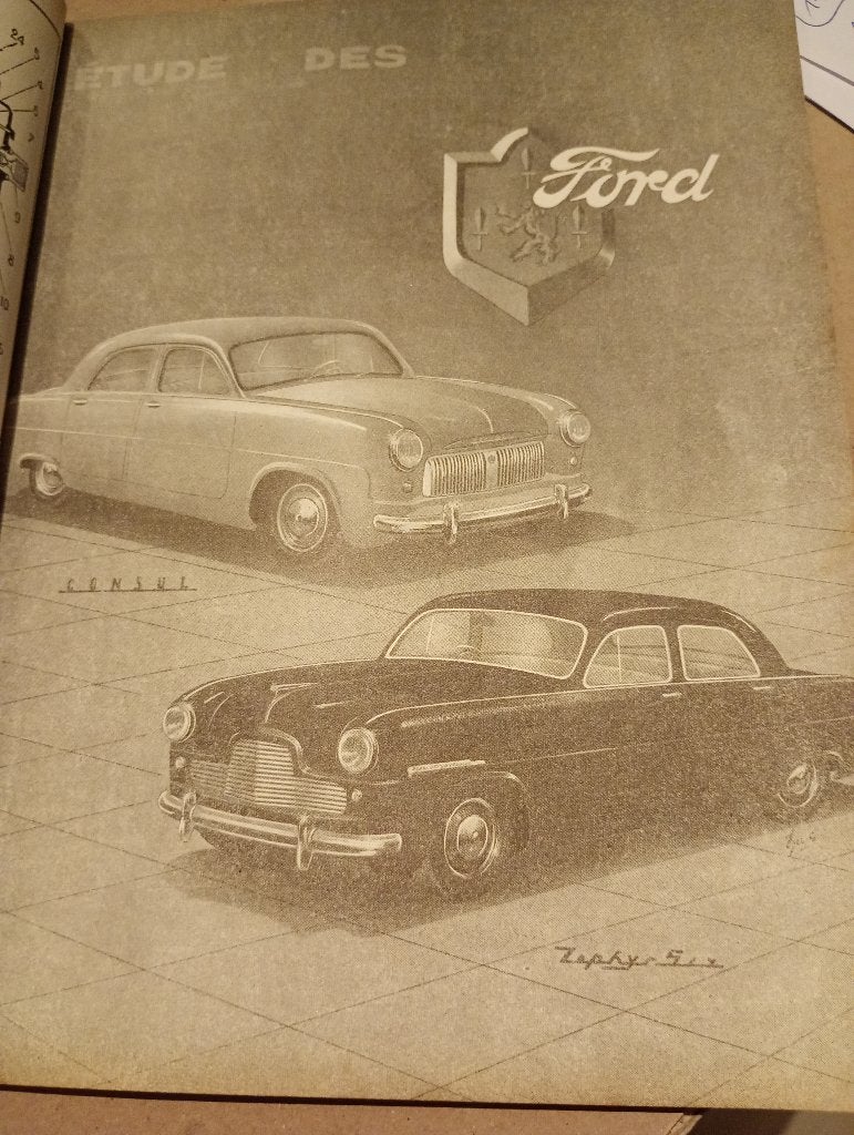 revue technique ford zephyr consul 1950-1954, Ophalen of Verzenden