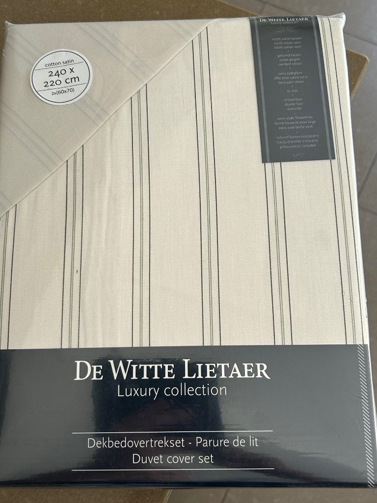 dekbedovertrek De witte Lietaer 240 x 220 cm, Ophalen of Verzenden, De Witte Lietaer, Dekbedovertrek