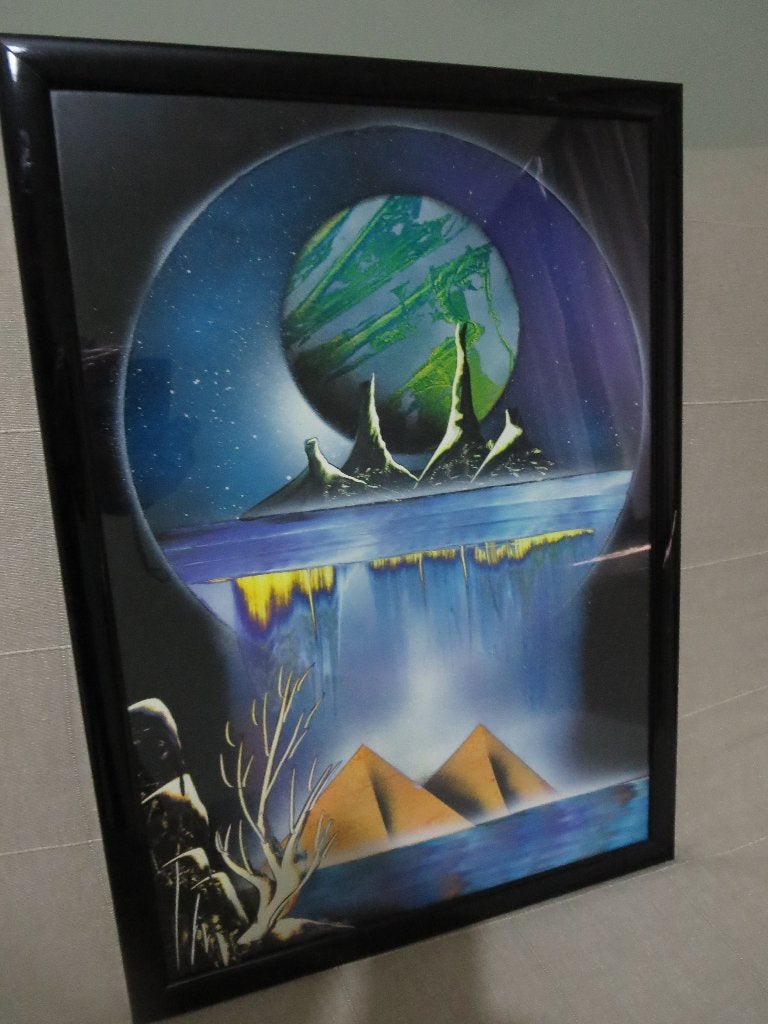 echte graffiti schilderij, Antiek en Kunst, Ophalen, Handgeschilderd