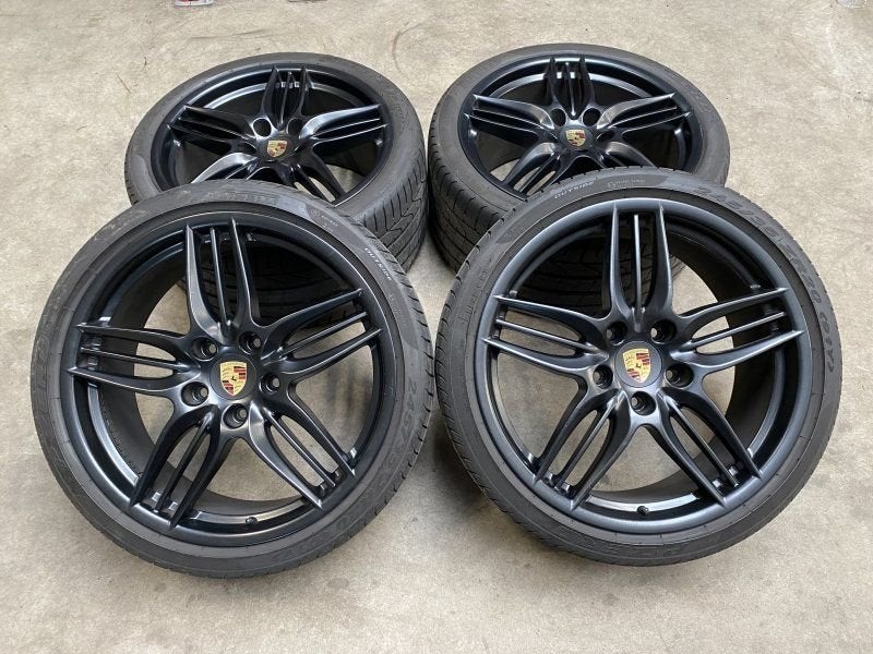 20 inch originele Carrera S velgen + zomerbanden Porsche 911, Pneus et Jantes, -, Utilisé, -