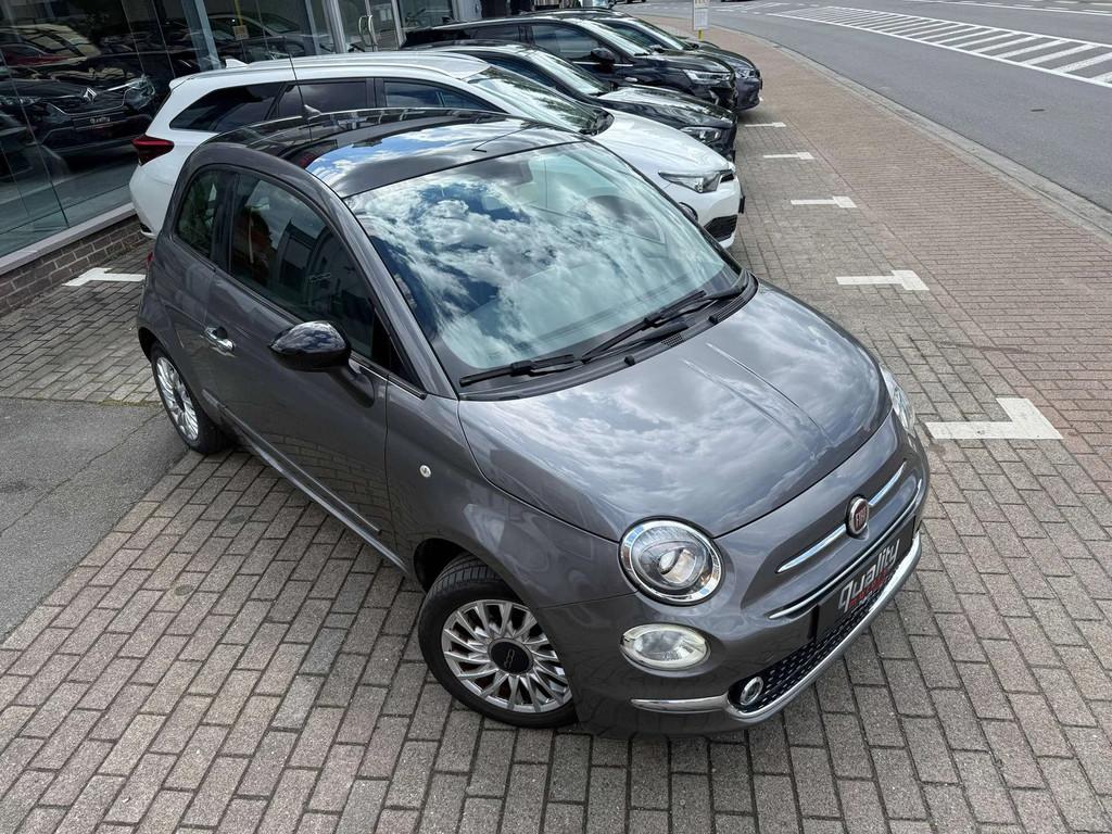 Fiat 500 500 1.2i // AUTOMAAT // NAVI // LEDER, Autos, Argent ou Gris, Achat, Euro 6, Entreprise