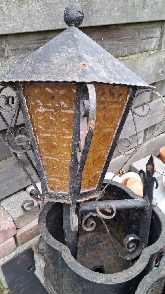 2 antieke buitenlantaarns. Verlichting., Tuin en Terras, Ophalen