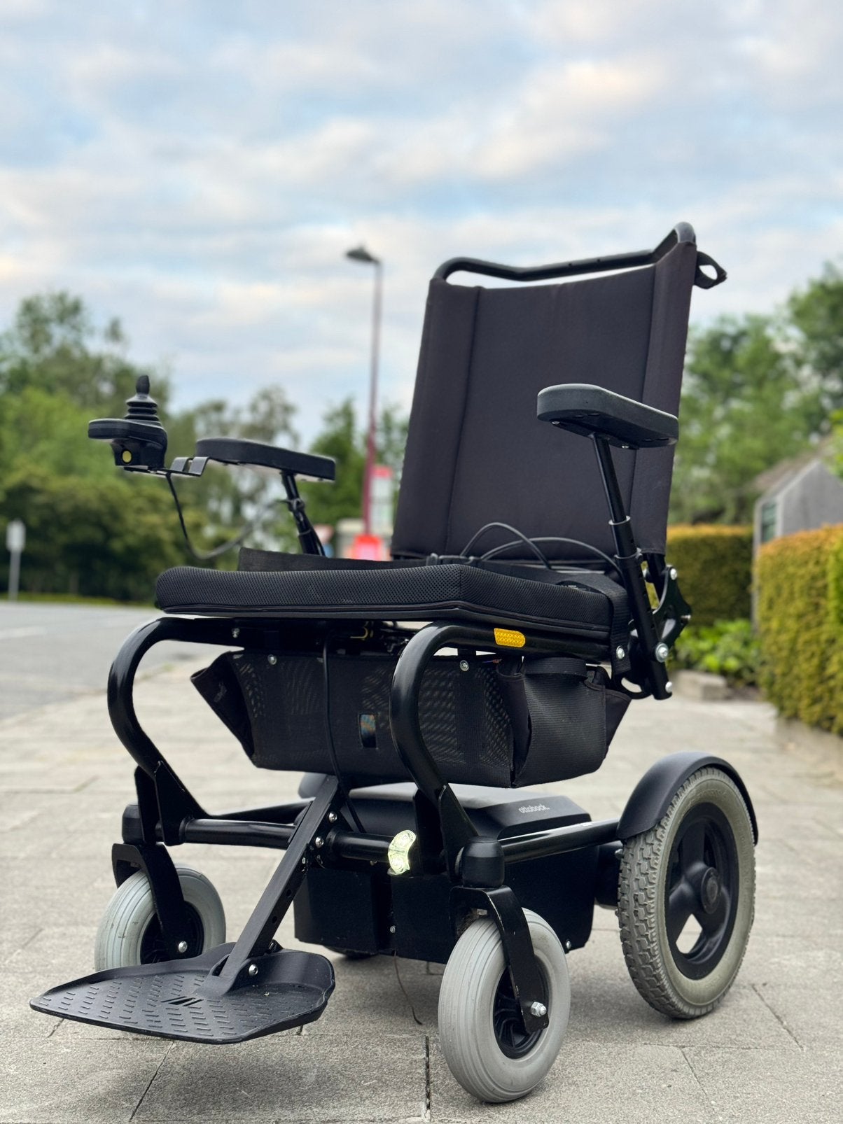 Fauteuil roulante électrique Ottobock Wingus chaise compact, Divers, Enlèvement ou Envoi, Pliant, Comme neuf, Fauteuil roulant électrique