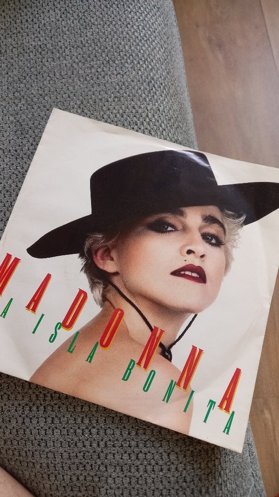 vinyl (45T) madonna "la isla bonita", Enlèvement, 1980 - 1989, Comme neuf