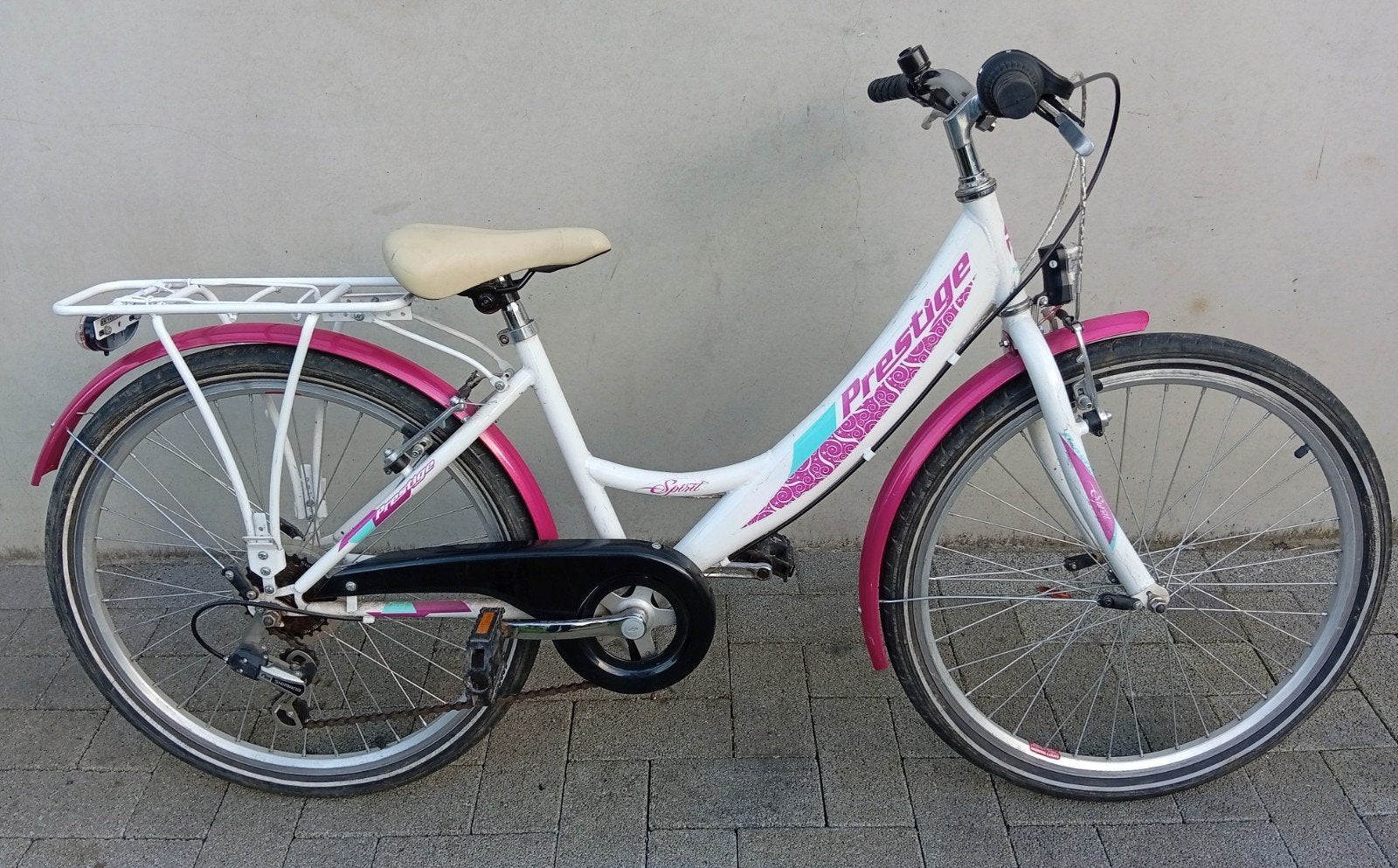 Meisjesfiets Prestige Spirit 24inch 6speed NIEUWPRIJS 379€🚴, Kinderen en Baby's, Ophalen, Gebruikt, Trapvoertuig