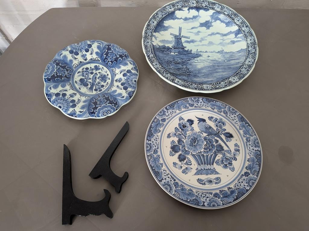 Lot borden Delfts Blauw (€10 samen), Ophalen
