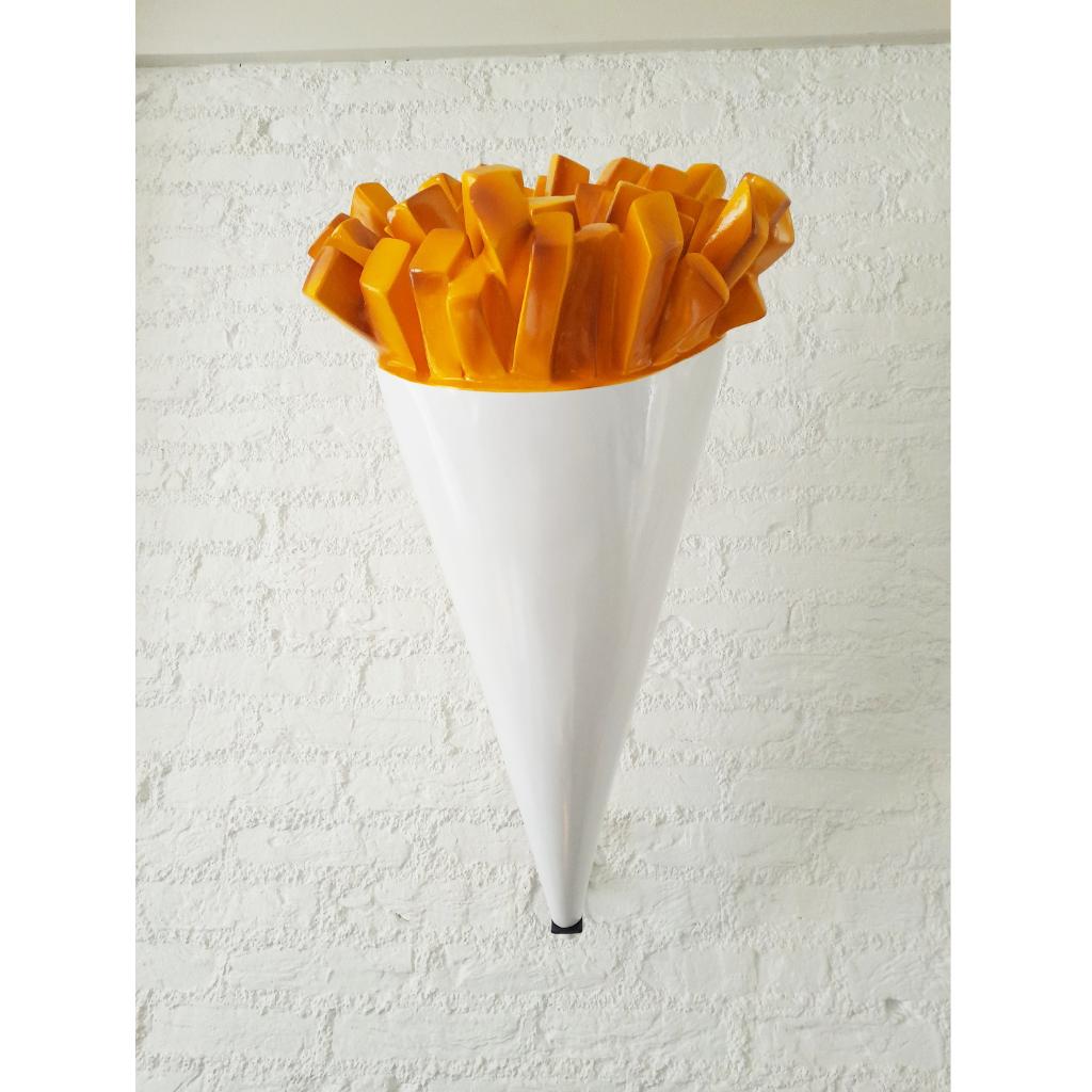 Reclame Friet Patatzak 80 cm - frietzak polyester, Ophalen, Nieuw