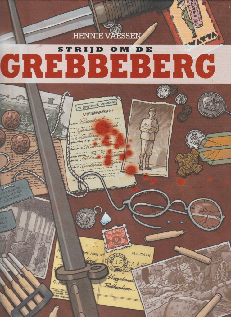 Strip - Strijd om de Grebbeberg., Boeken, Stripverhalen, Verzenden