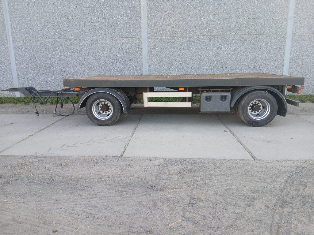 Bladgeveerde vrachtwagenaanhanger., Autos, Achat, Remorques et Semi-remorques, Particulier
