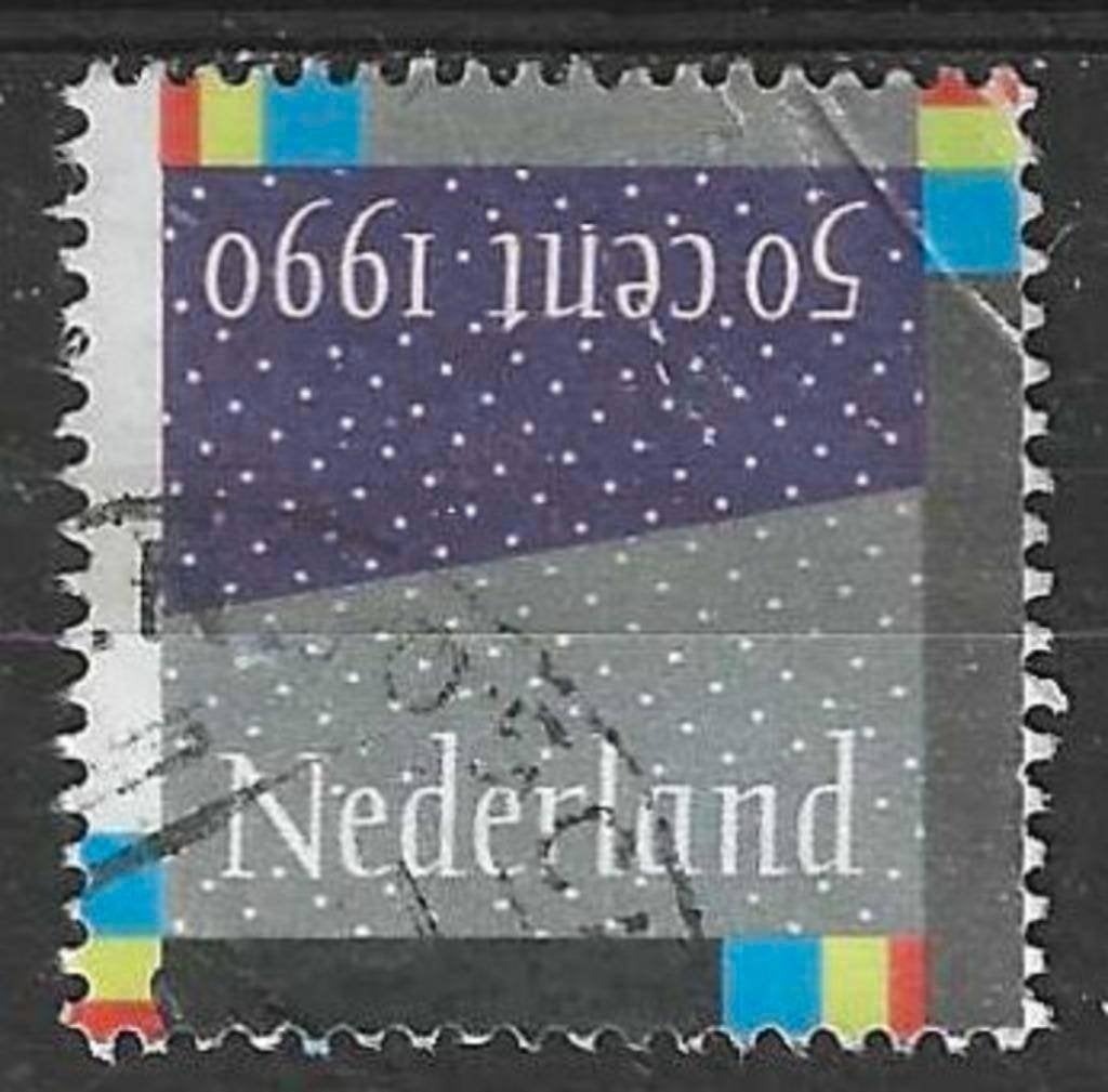 Pays-Bas 1990 - Yvert 1365 - Noël et Nouvel An (ST), Timbres & Monnaies, Timbres | Pays-Bas, Affranchi, Envoi