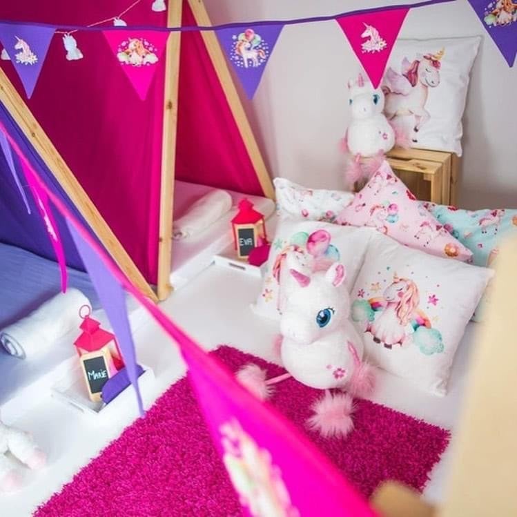 Volledig tipi pakket om te verhuren voor slaapfeestjes., Ophalen