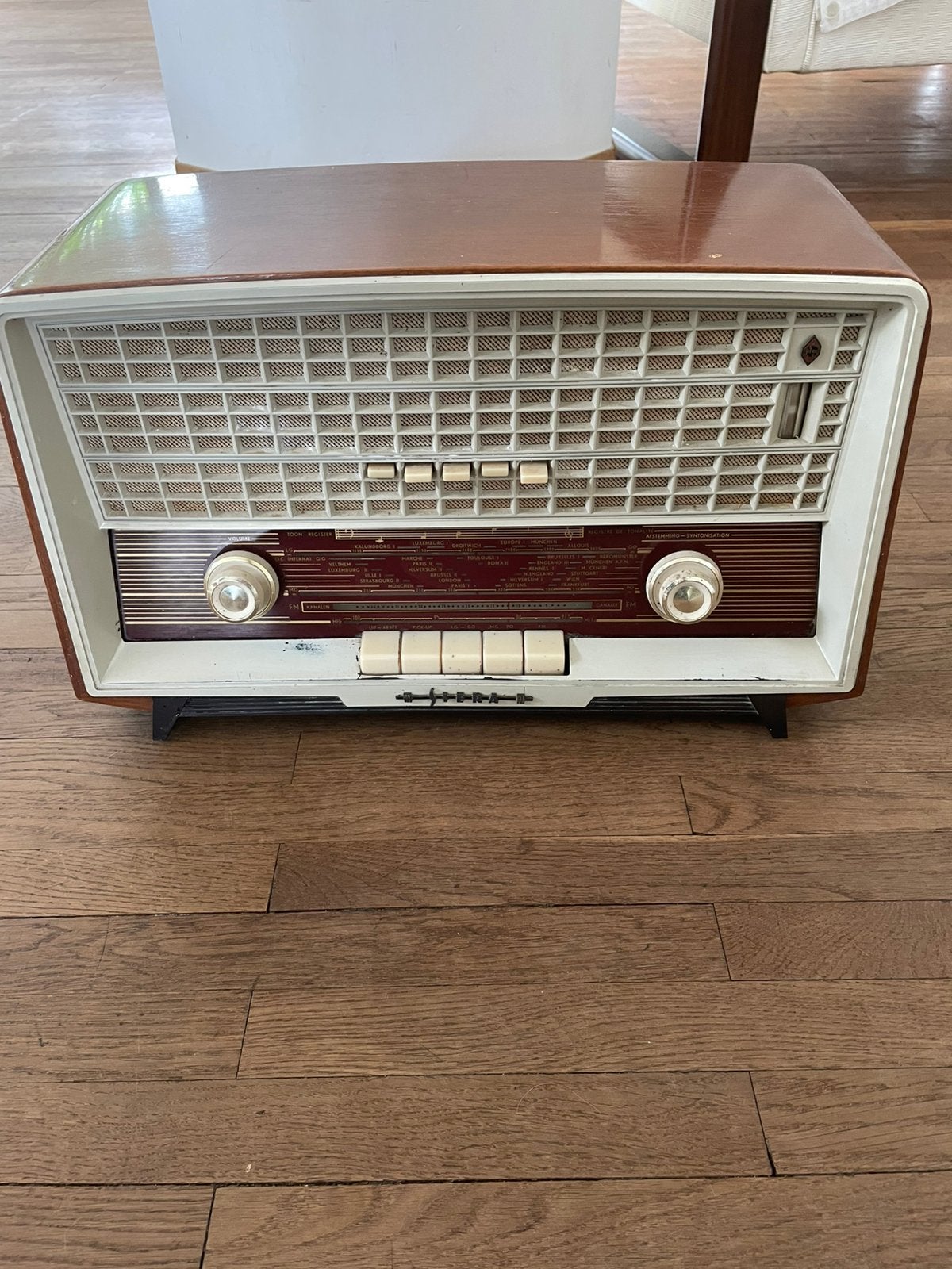 ACEC vintage radio, Ophalen, Gebruikt, Radio