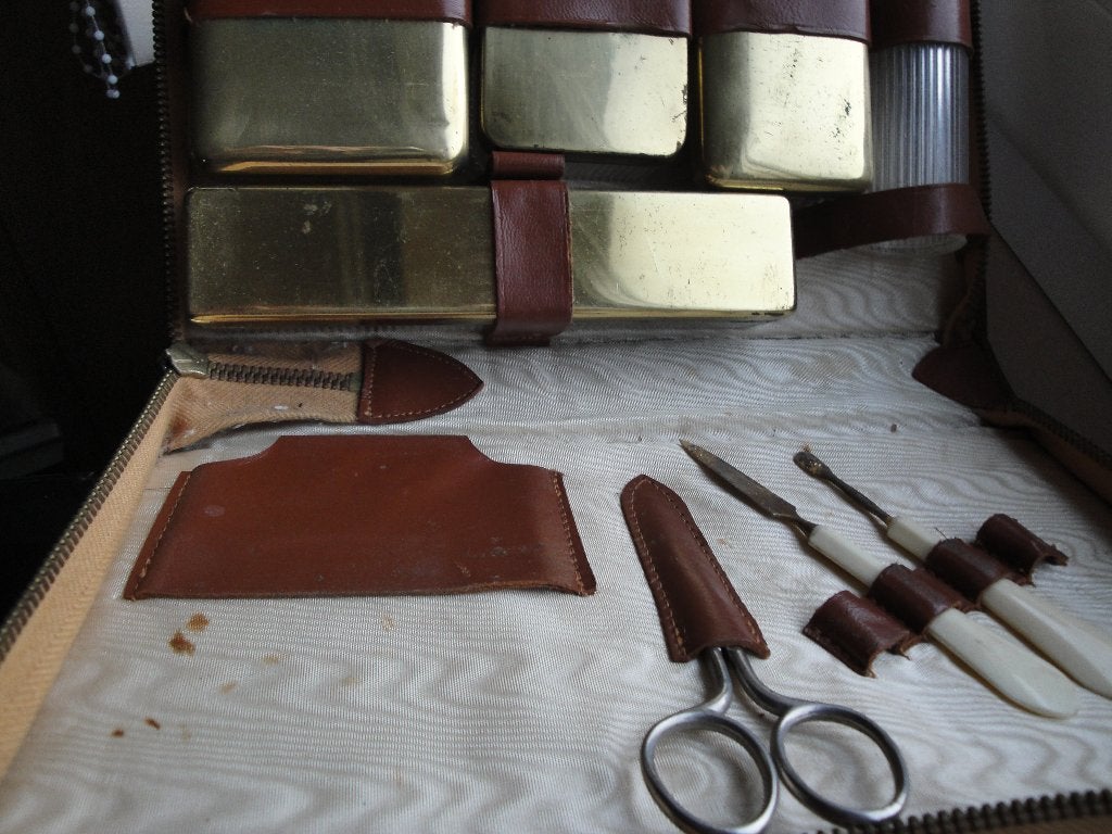 antieke scheerset, Ophalen