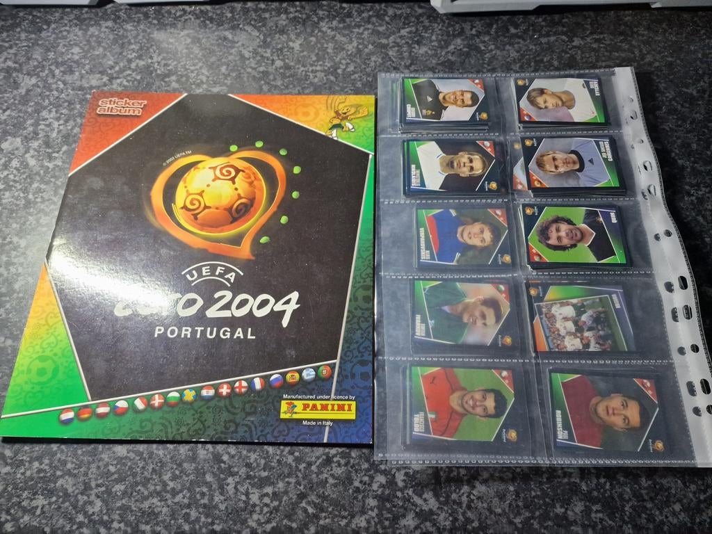 Panini Euro 2004 Complet set et albume vide, Enlèvement ou Envoi