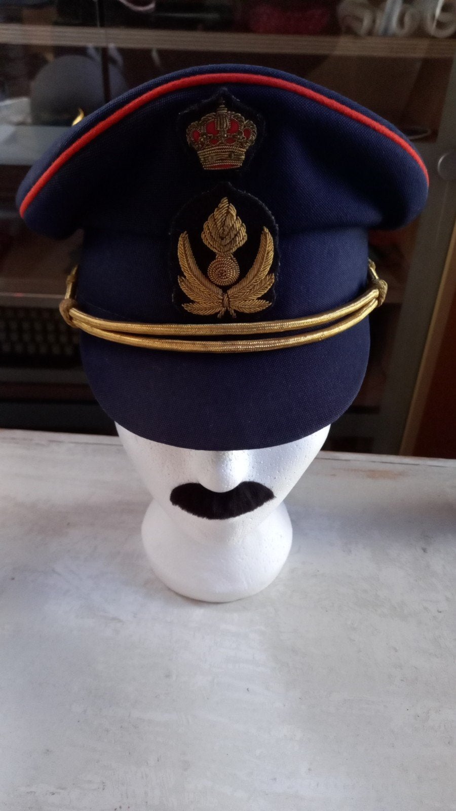 gendarmerie kepi officier, Collections, Enlèvement ou Envoi, Gendarmerie, Casque ou Béret