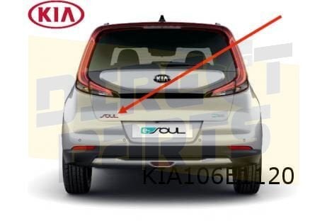 Kia e-Soul embleem achterklep tekst ''Soul'' Origineel! 8631, Kia, -, Verzenden, -