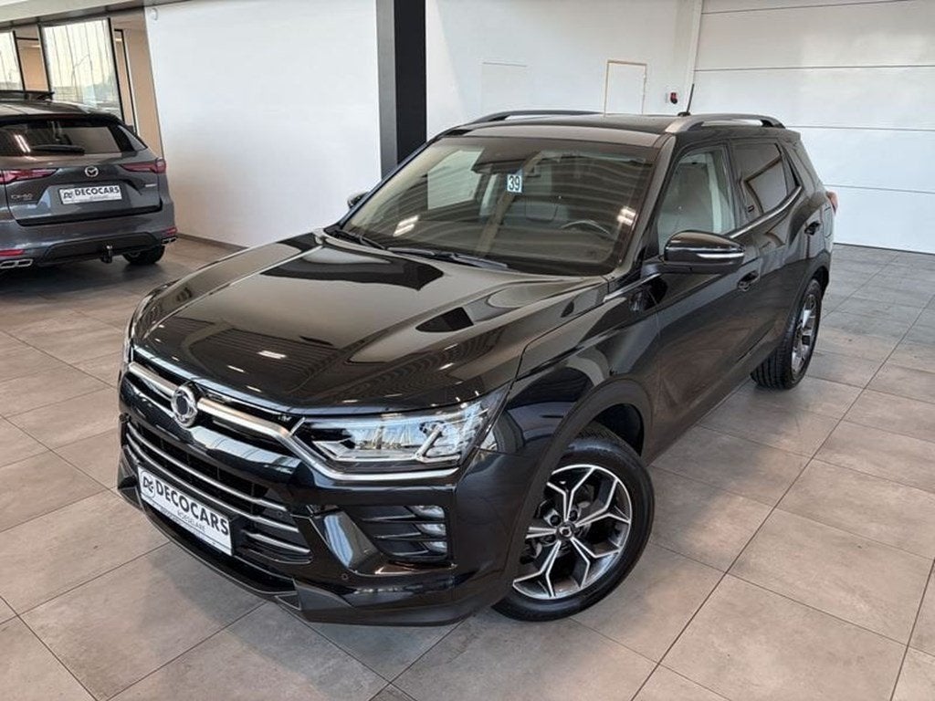 SsangYong Korando Automaat / Apple carplay - Android auto /, Autos, SsangYong, Cruise Control, Achat, Noir, 5 places