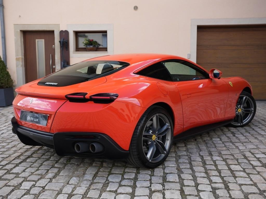 Ferrari Roma/Rosso Dino/CarPlay/Magneride/360/Seat Ventil., Auto's, 4 zetels, Achterwielaandrijving, 456 kW, 3855 cc