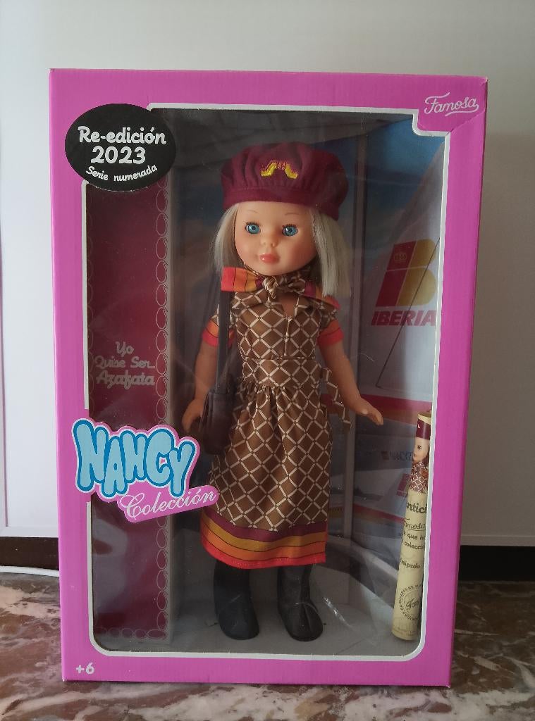 Mooie pop Nancy Famosa heruitgave Azafata Iberia, Ophalen, Zo goed als nieuw, Pop