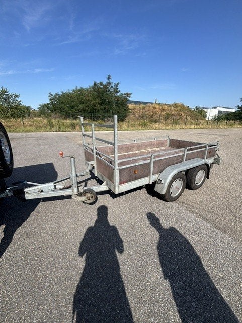 dubbel as aanhangwagen 300x150 - 2700kg, Auto diversen, Aanhangers en Bagagewagens, Ophalen