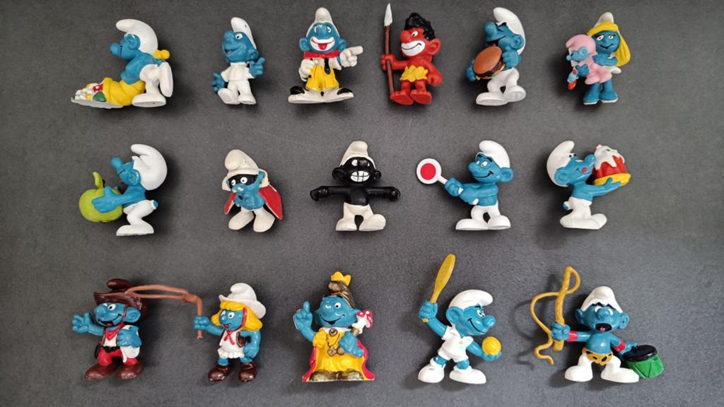 Smurfen Peyo Schleich/Bully vintage., Verzamelen, Smurfen, Ophalen of Verzenden, Gebruikt, Verschillende Smurfen, Poppetje, Figuurtje of Knuffel