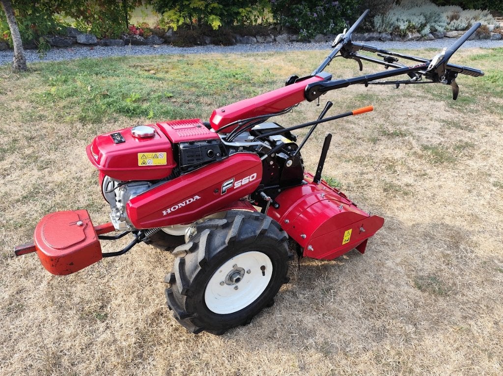 Motoculteur Honda F560 K7 + rotovator + lot accessoires, Ophalen, Overige soorten, Zo goed als nieuw, Benzine
