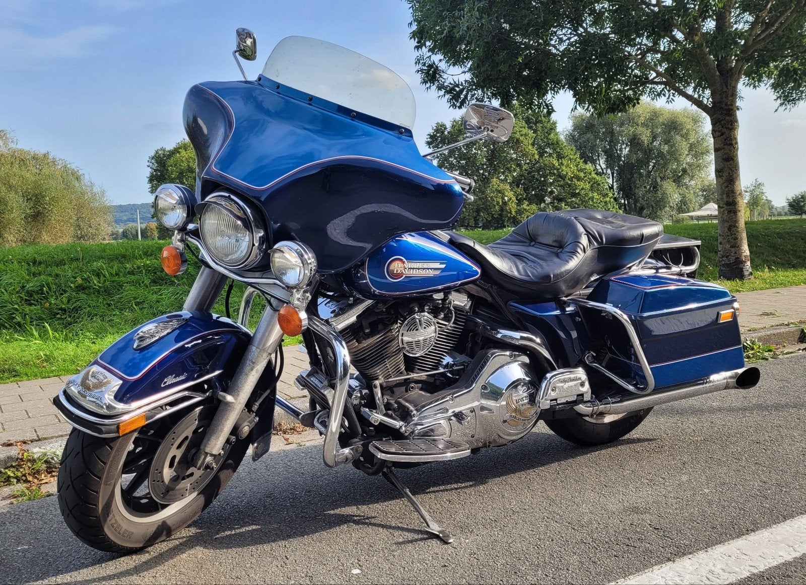 Te koop Electraglide 1993, Motoren, Motoren | Harley-Davidson, 2 cilinders, 1340 cc, Toermotor, Gebruikt