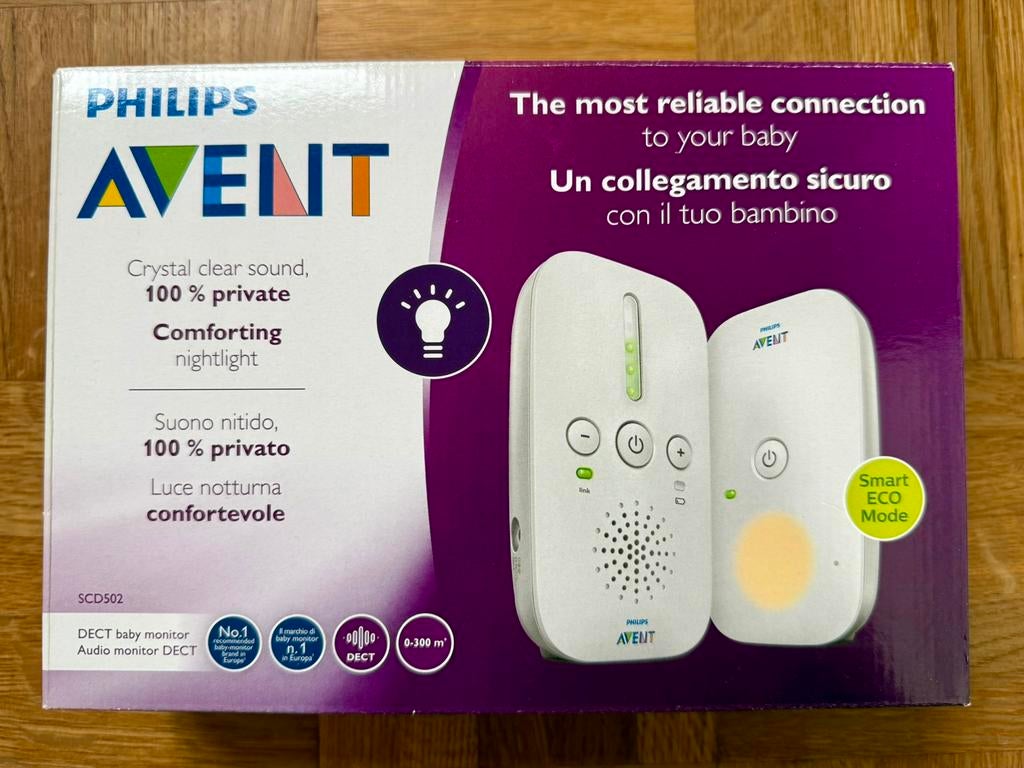 Philips Avent DECT Audio SCD502/26 Babyfoon DECT, Kinderen en Baby's, Ophalen, Zo goed als nieuw