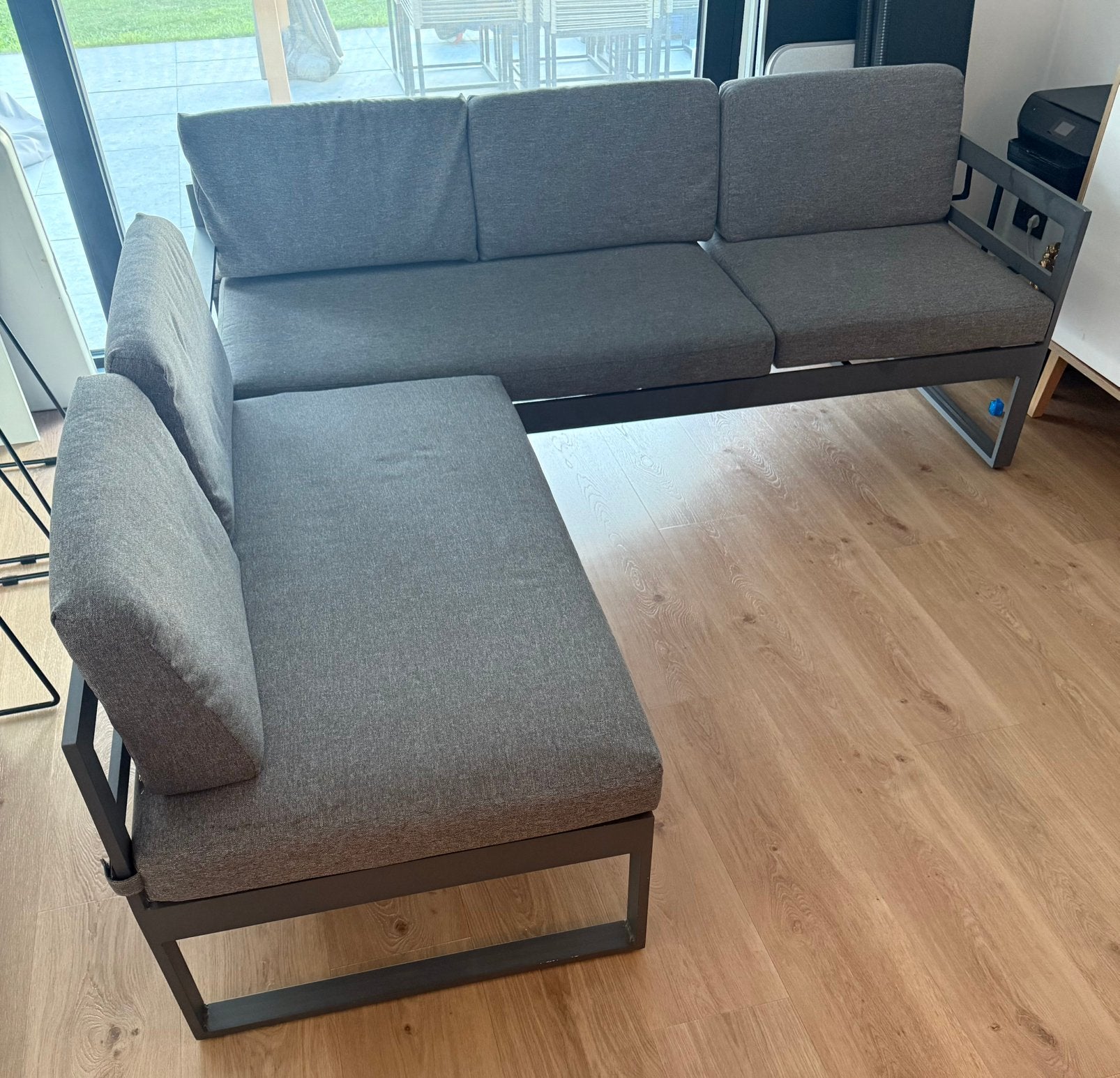 Grijze loungeset, Ophalen, Gebruikt