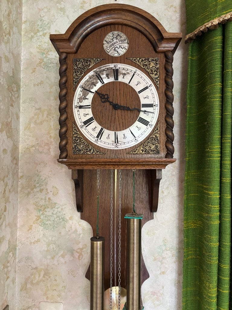 Wandklok, Huis en Inrichting, Woonaccessoires | Klokken, Ophalen, Gebruikt, Analoog, Wandklok