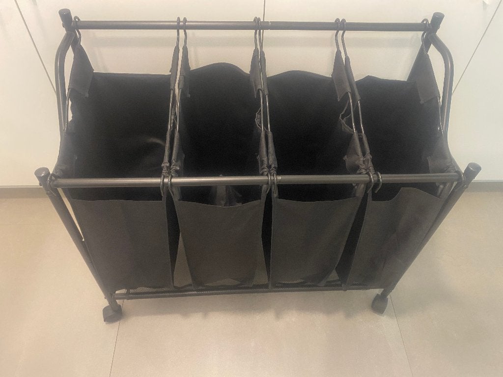 Boîte à linge, Maison & Meubles, Enlèvement, Comme neuf, Noir, Panier à linge