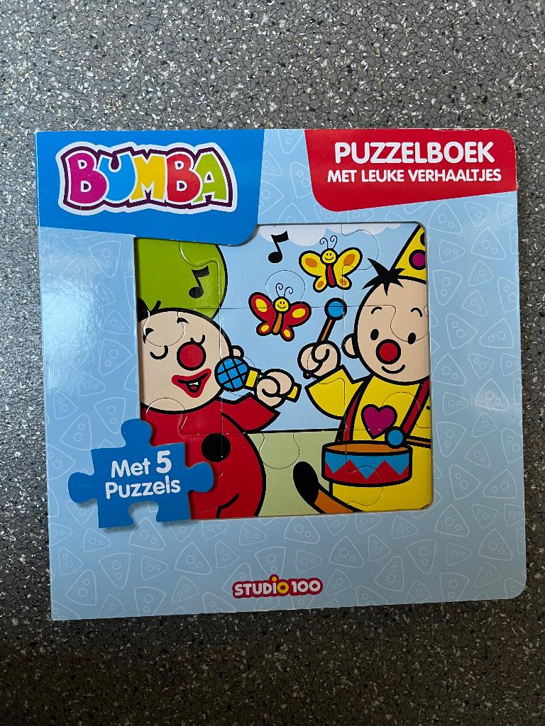 Bumba puzzelboek, Ophalen, Minder dan 10 stukjes, Zo goed als nieuw, 2 tot 4 jaar