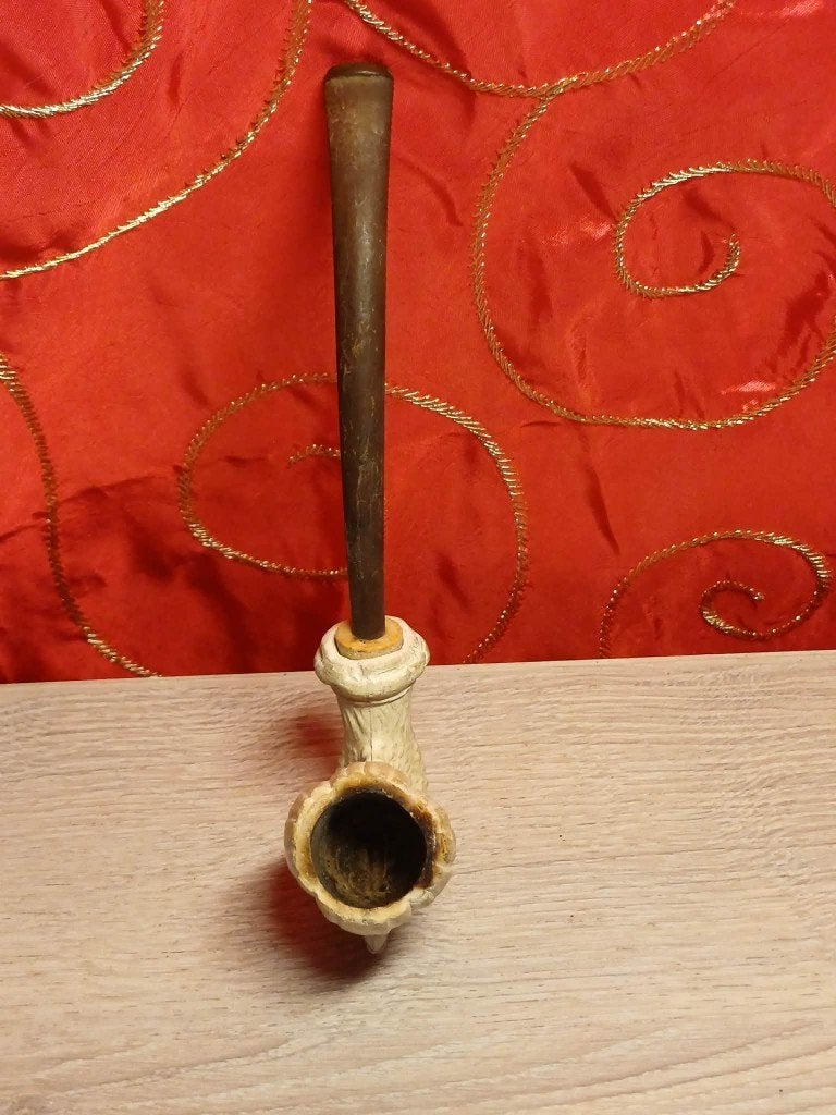 Ancienne pipe de collection  – Tuyau signé JACOB, Envoi, Utilisé, Autres types