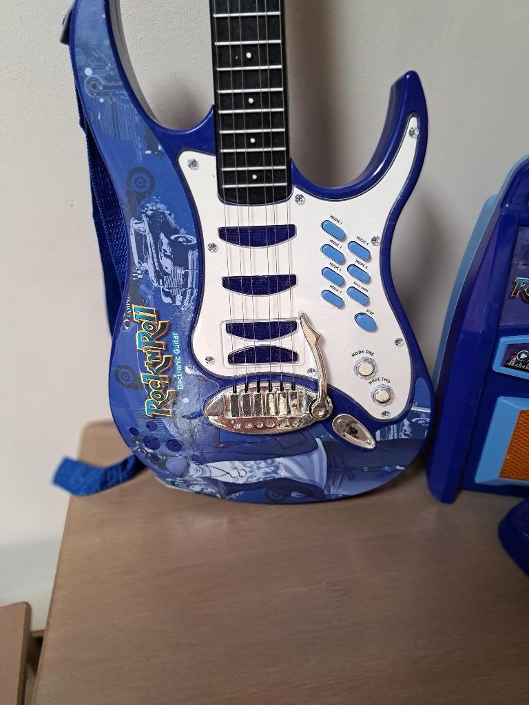 Speelgoed gitaar, Ophalen, Gebruikt, Met licht