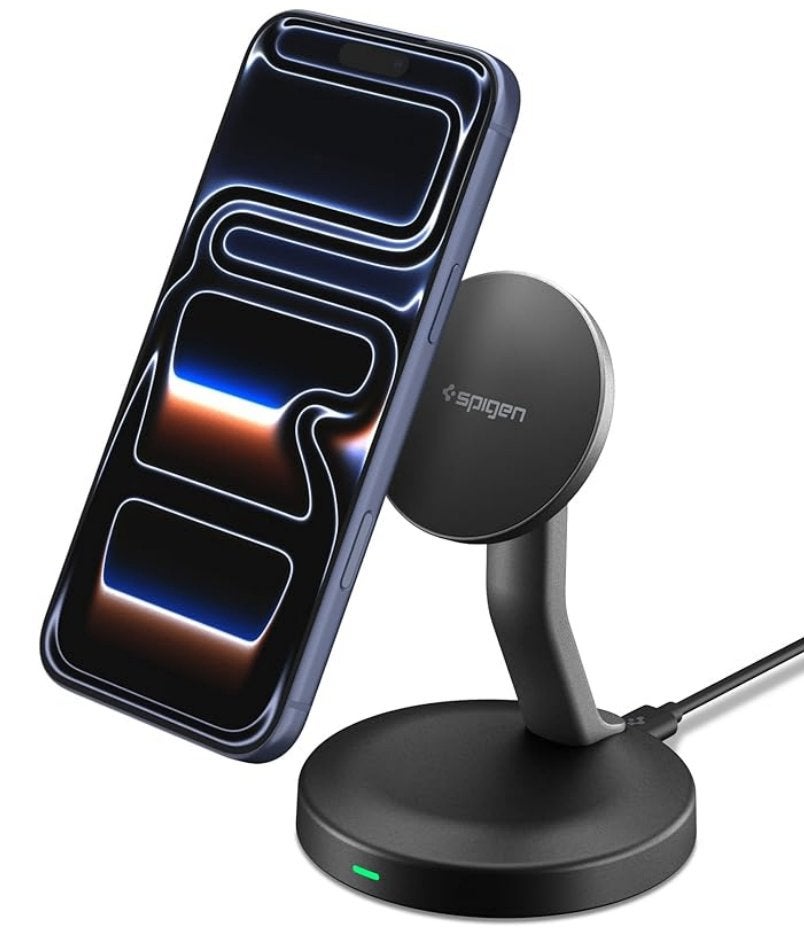 Chargeur sans fil Spigen Essential MagSafe EF151MS, Télécoms, Supports de téléphone, Neuf, Enlèvement ou Envoi