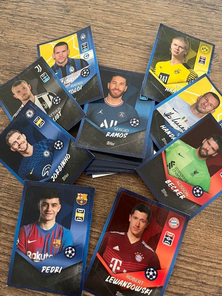 Voetbalstickers, Collections, Enlèvement, Comme neuf, Sport