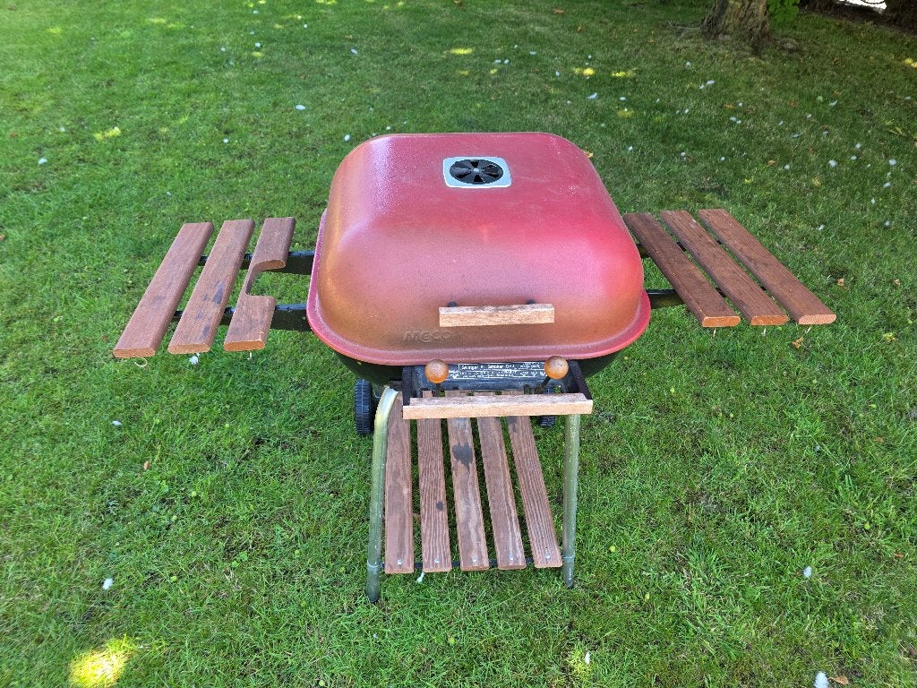Barbecue, Tuin en Terras, Houtskoolbarbecues, Ophalen, Gebruikt, Zie foto