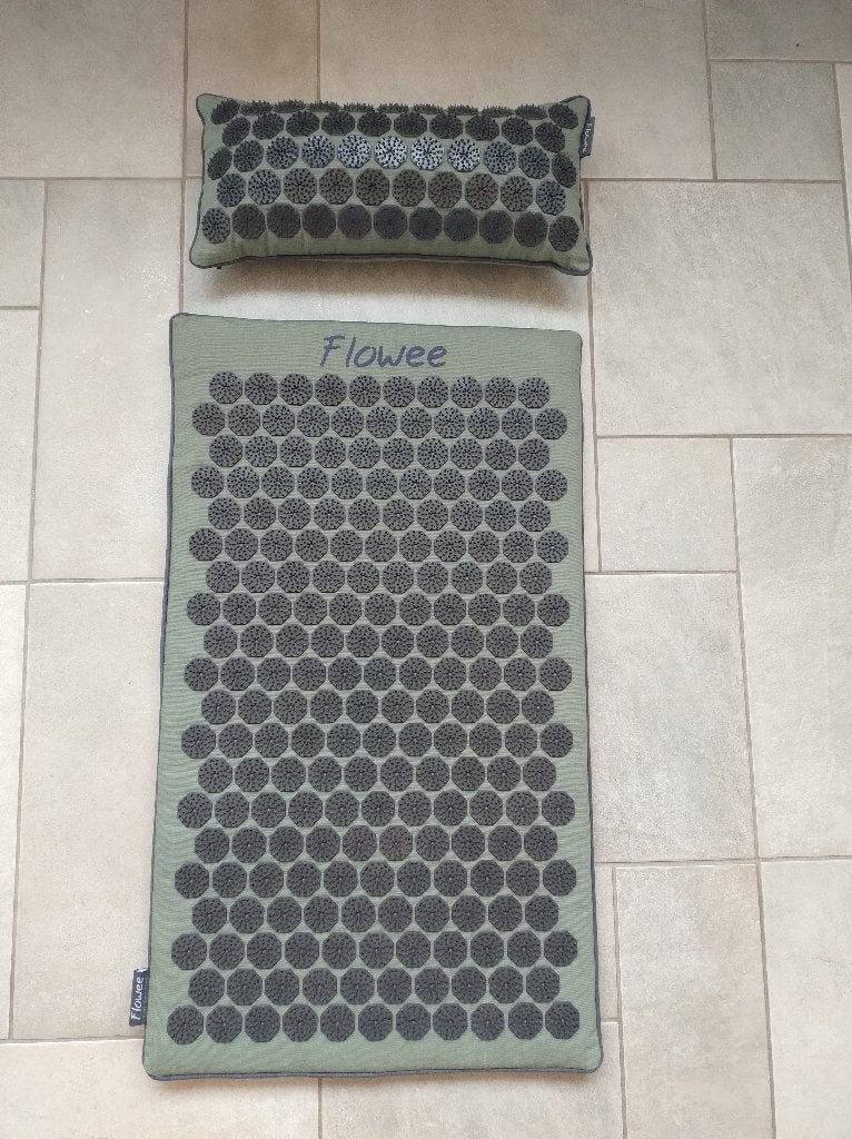 Spijkermat Flowee Eco met kussen, Ophalen, Zo goed als nieuw, Overige typen