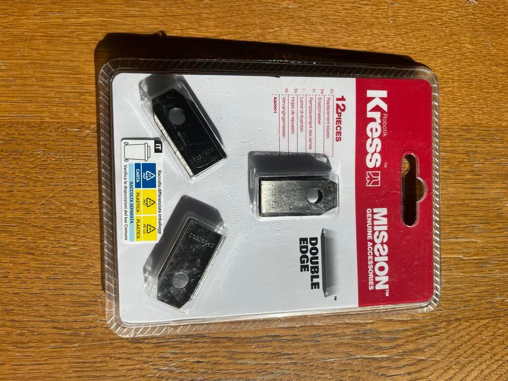 kit de 12 lames de rechange Kress (modèle KA0001), Jardin & Terrasse, Tondeuses robotisées, Enlèvement ou Envoi, Neuf