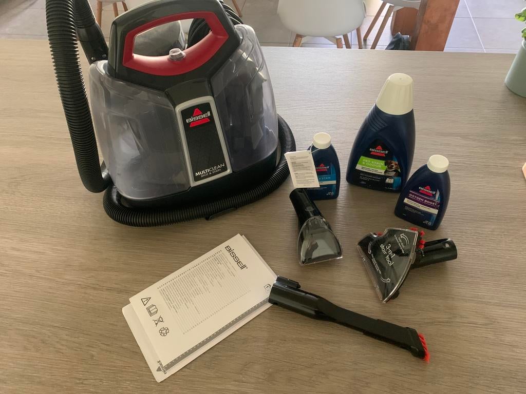 Bissell Multiclean spot & stain nieuw incl extras, Elektronische apparatuur, Stofzuigers, Zo goed als nieuw, Ophalen