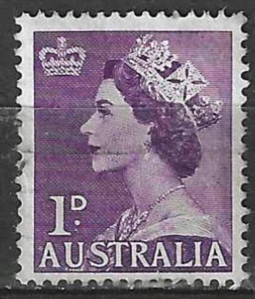 Australie 1953 - Yvert 196 - Reine Elisabeth II (ST), Timbres & Monnaies, Timbres | Océanie, Envoi, Affranchi