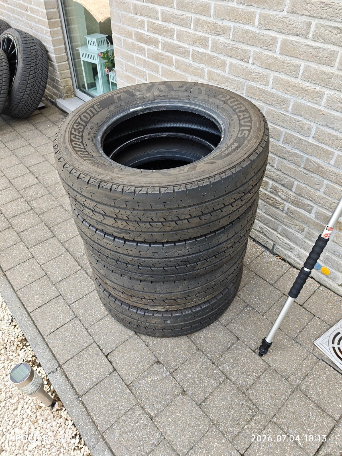 Bridgestone banden,bestelwagens en lichte vrachtwagens., Ophalen